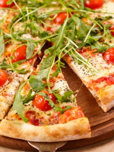 Pizza Mozza Roquette Tomate Cerise