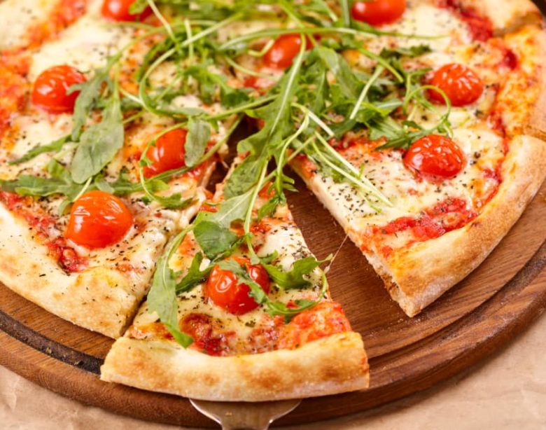 Pizza Mozza Roquette Tomate Cerise